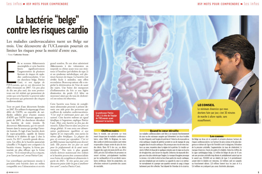 bactérie belge contre risques cardio